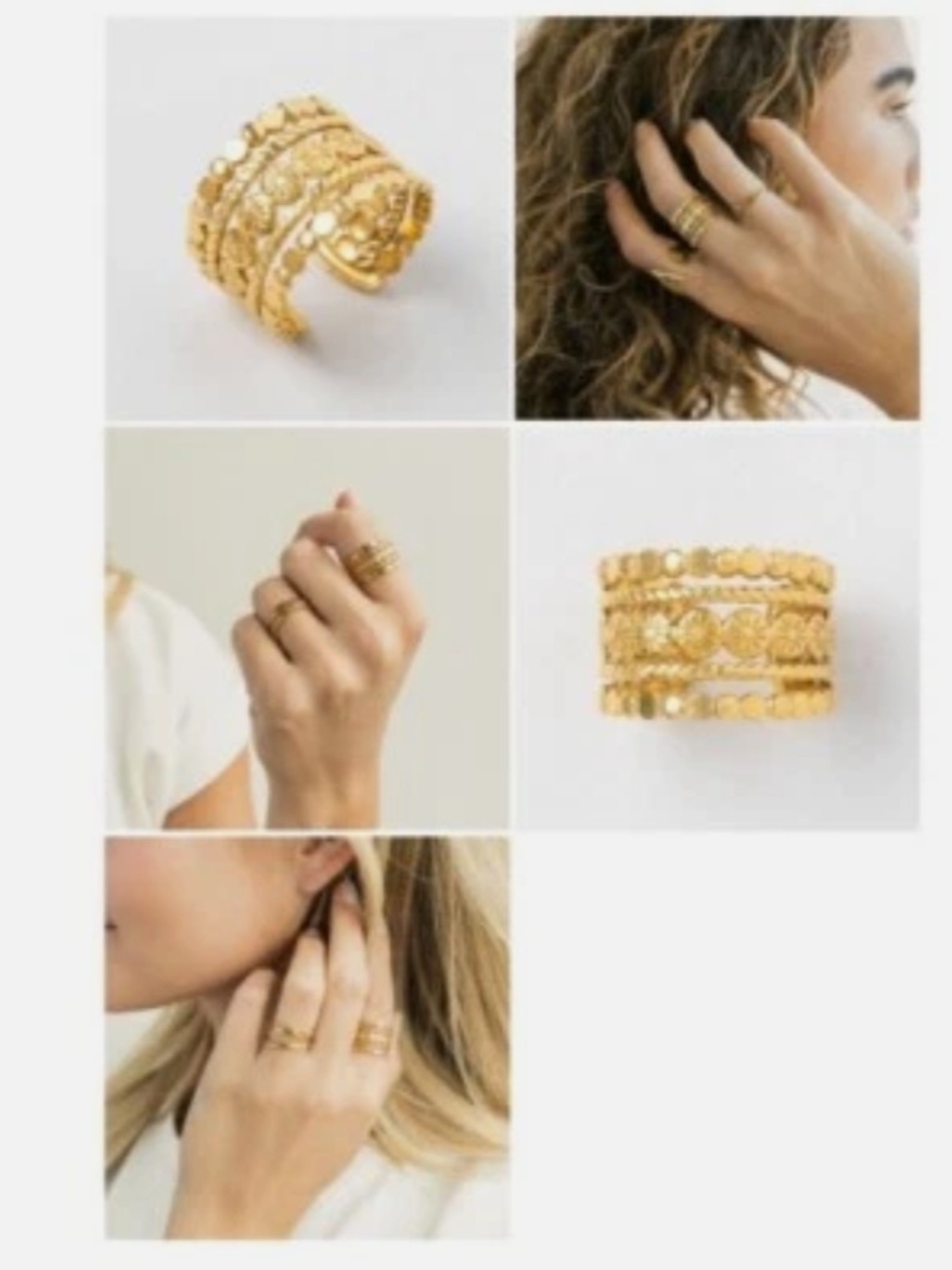 Goldie Adjustable Ring - Picture 2 of 2